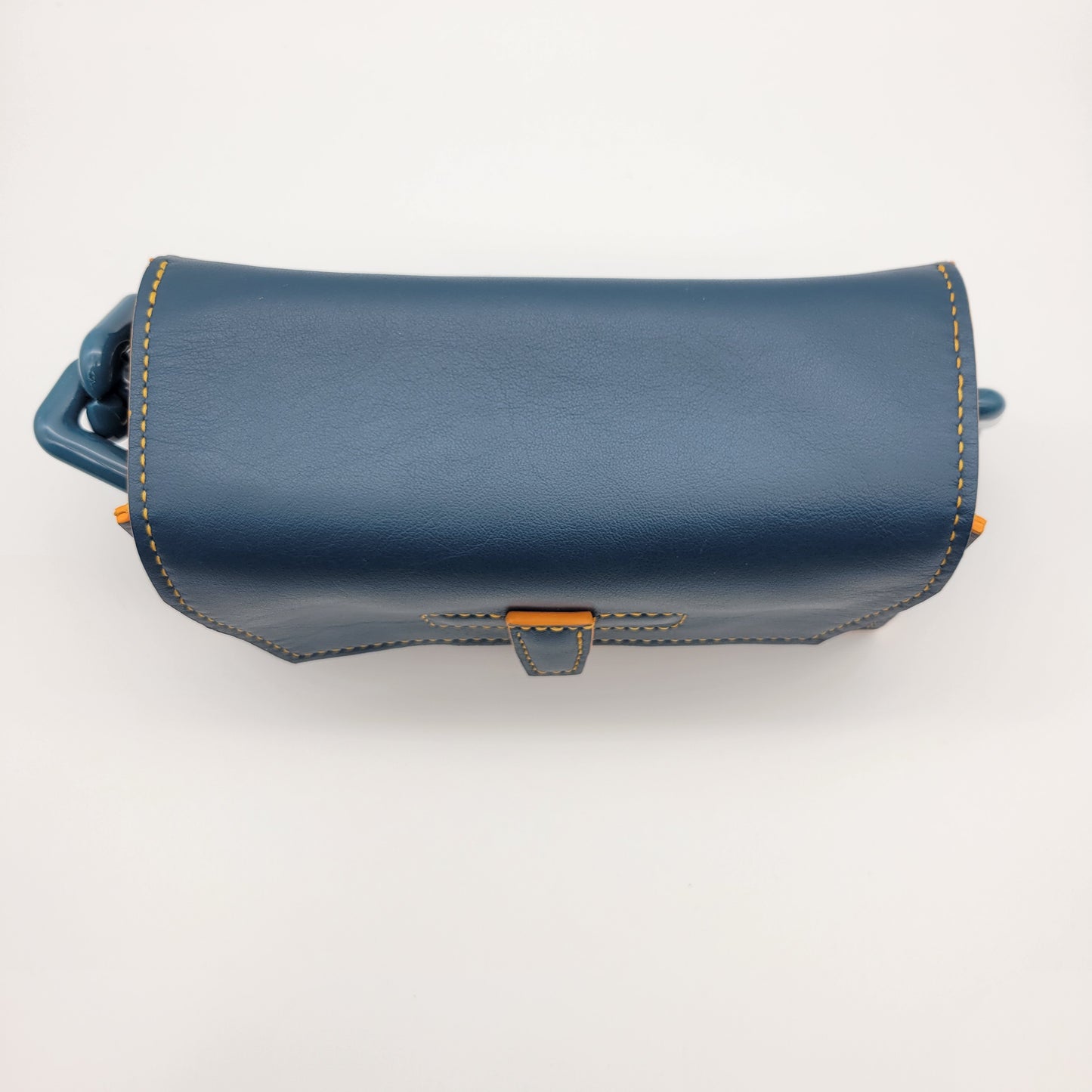 Amira - Blue Leather Handbag
