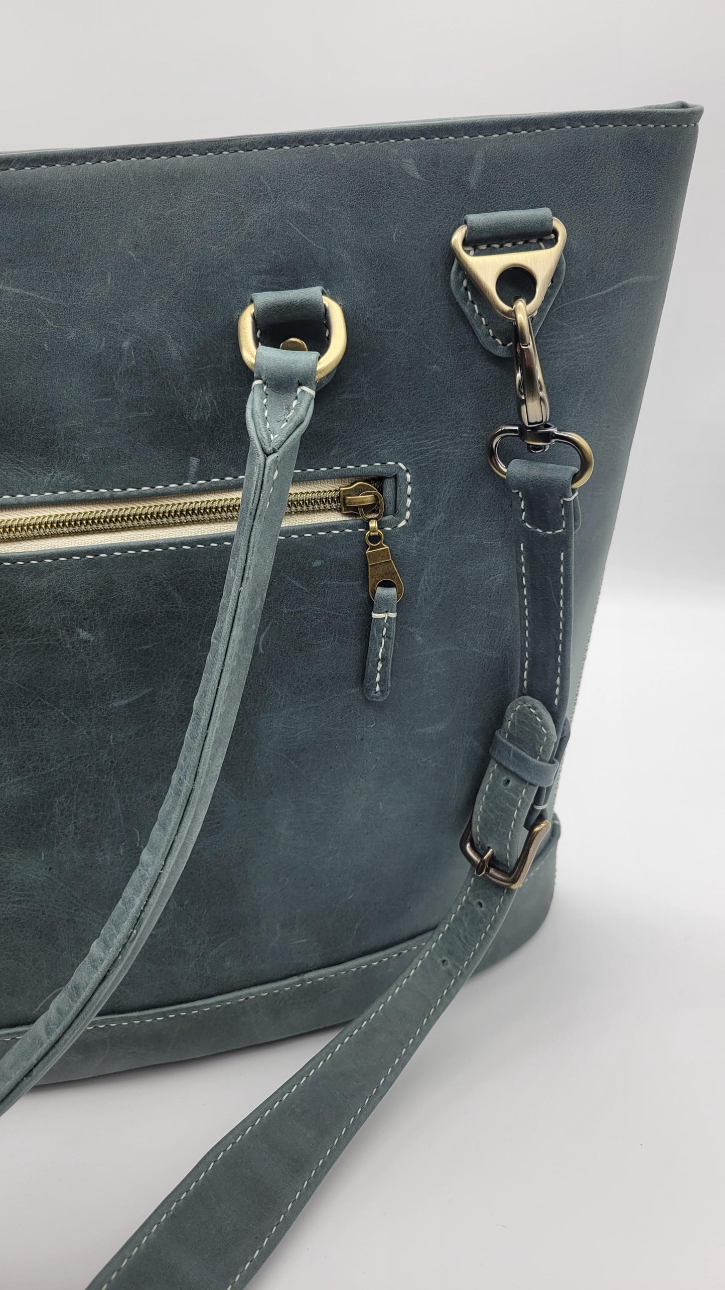 Sissi - Oversized Work Bag - Blue