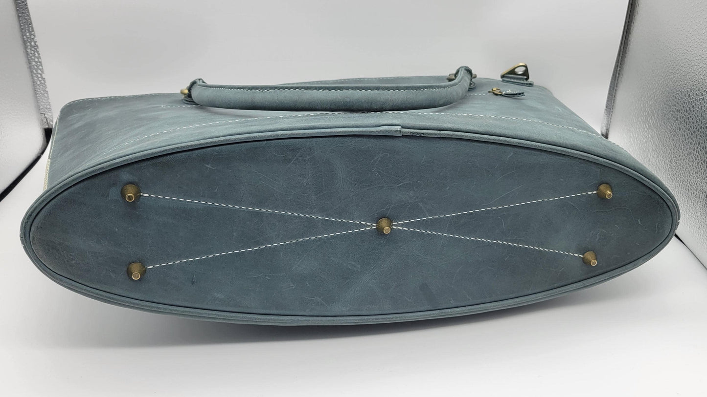 Sissi - Oversized Work Bag - Blue